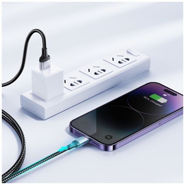JoyRoom USB to Lightning Cable, Fast Charging, 2.4A, 480Mbps, 1.2m - JoyRoom Extraordinary Series (S-UL012A10) - Black 6956116769222 έως 12 άτοκες Δόσεις