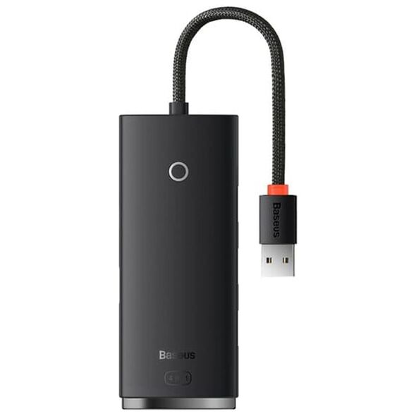 Baseus USB to 4x USB3.0 Hub, Type-C, 0.25m - Baseus Lite Series (WKQX030001) - Black 6932172606183 έως 12 άτοκες Δόσεις