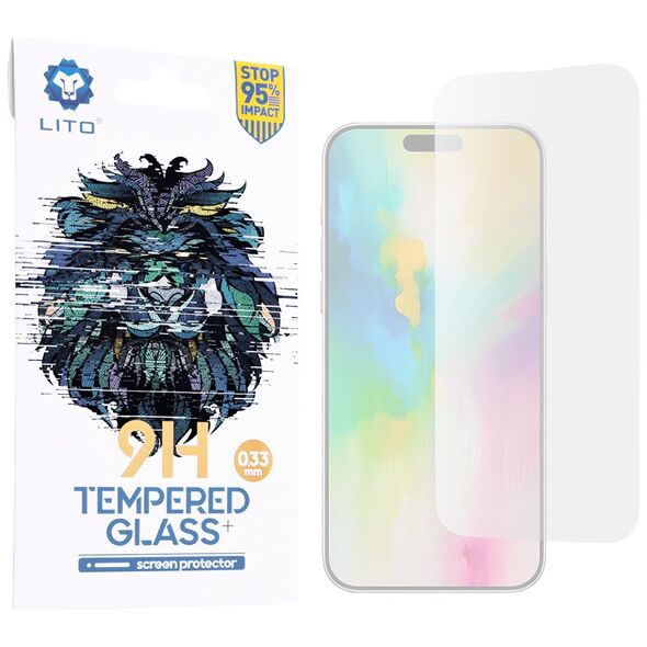 Lito Case for iPhone 16 - Lito 2.5D Classic Glass - Clear 5949419220577 έως 12 άτοκες Δόσεις