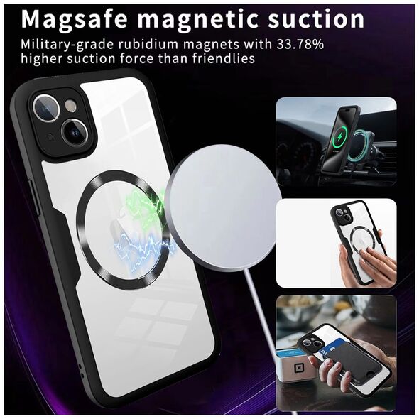 Techsuit Case for iPhone 15 + Cover - Techsuit ColorVerse 360 MagSafe MagSafe Series - Purple 5949419227125 έως 12 άτοκες Δόσεις