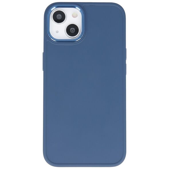Satin case for Samsung Galaxy S22 dark blue 5900495028549