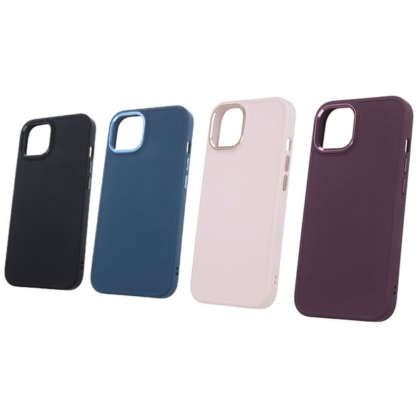 Satin case for Samsung Galaxy S22 dark blue 5900495028549