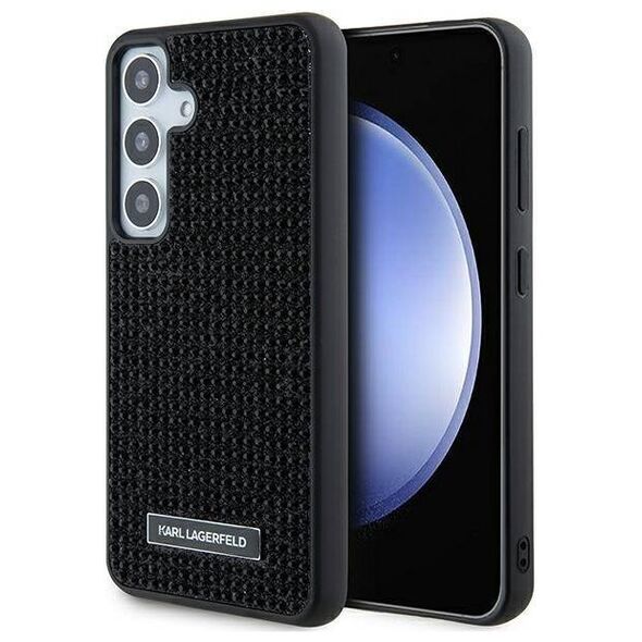 Original Case SAMSUNG GALAXY S24 Karl Lagerfeld Hardcase Rhinestone Metal Logo (KLHCS24SHDSPRK) black 3666339241872