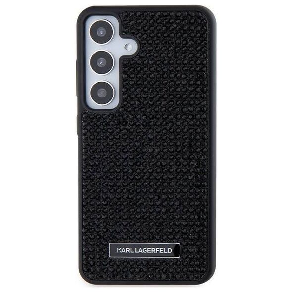 Original Case SAMSUNG GALAXY S24 Karl Lagerfeld Hardcase Rhinestone Metal Logo (KLHCS24SHDSPRK) black 3666339241872