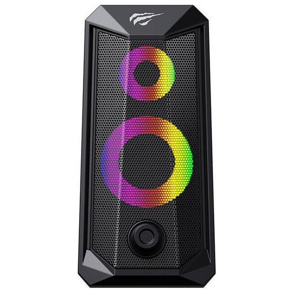 HAVIT SK202 Computer speakers 2.0 RGB (black) 6939119035167