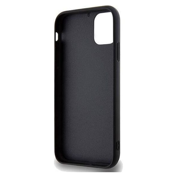Original Case IPHONE 11 / XR Guess Hardcase Disco Metal Script (GUHCN61PMSDGSK) black 3666339173333