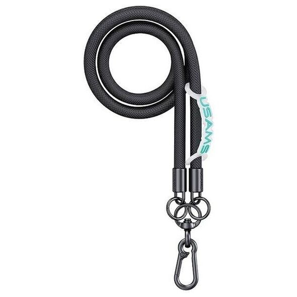 Universal Phone Lanyard 1.2m USAMS ZB282GS01 (US-ZB282) black 6958444908748