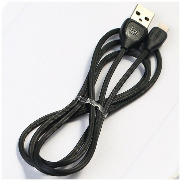 Cable USB iPhone Lightning 1m Fast Charging Remax LESU black 6972174158341