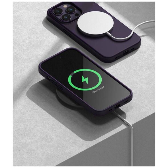 Case IPHONE 14 PRO Ringke Silicone purple 8809881268040
