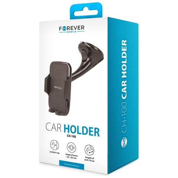 Forever car holder for windshield CH-100 black 5900495335890