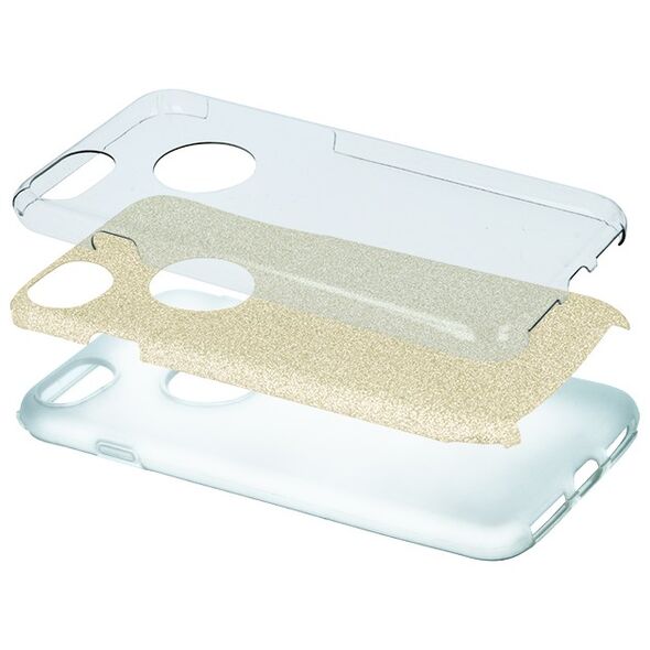 Glitter 3in1 case for iPhone 7 / 8 / SE 2020 / SE 2022 gold 5900495559845