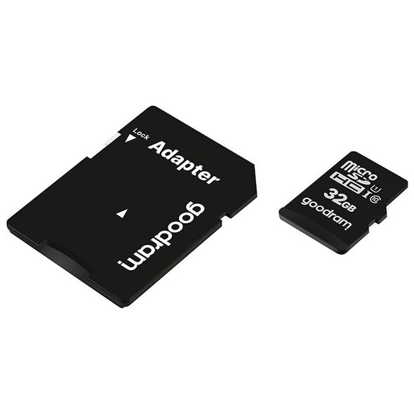 GoodRam memory card 32GB microSDHC cl. 10 UHS-I + adapter 5908267930144