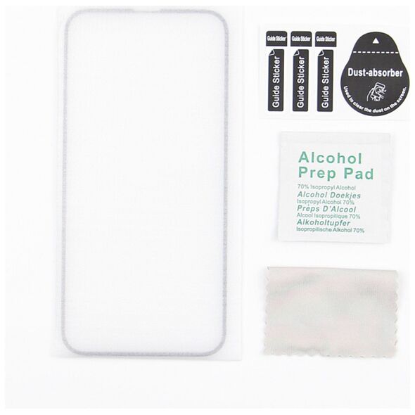 Tempered glass 5D for Huawei P30 Pro black frame 5900495759245
