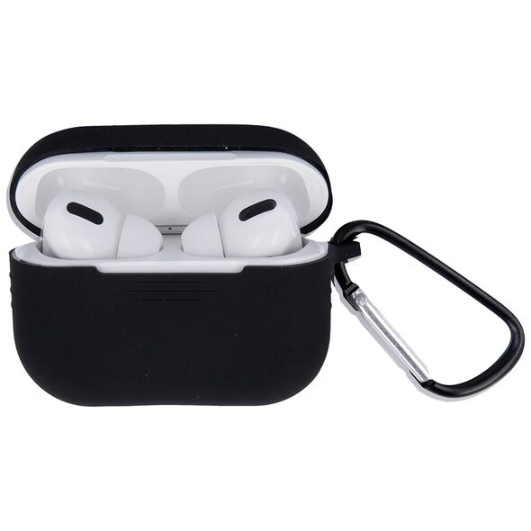 Case for Airpods Pro black with hook 5900495825421