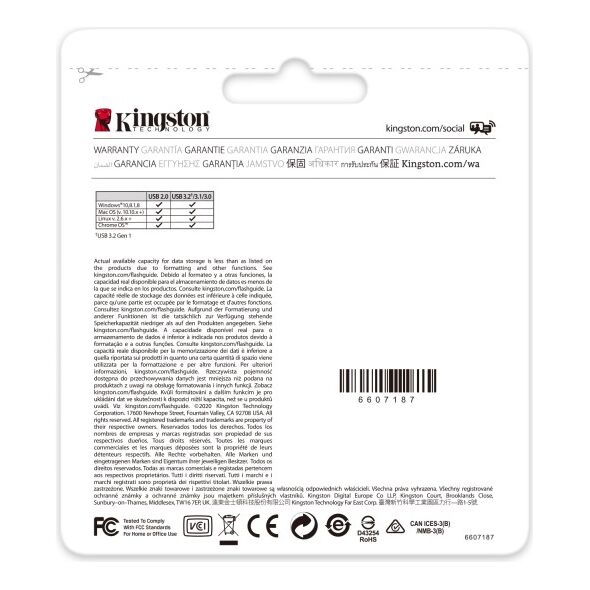 Kingston pendrive 64GB USB 3.2 DT Exodia 740617309829
