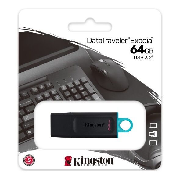 Kingston pendrive 64GB USB 3.2 DT Exodia 740617309829
