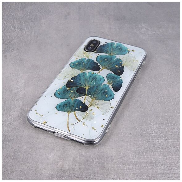 Gold Glam case for Samsung Galaxy S21 leaves 5900495924186