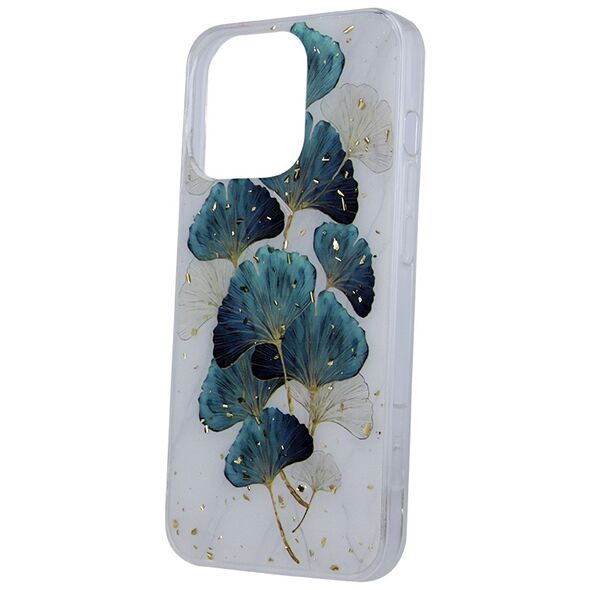 Gold Glam case for Samsung Galaxy S21 leaves 5900495924186