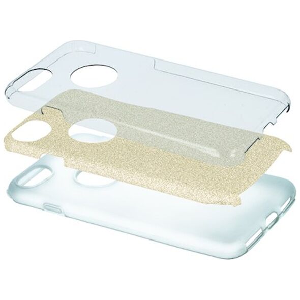 Glitter 3in1 case for iPhone 13 Mini 5,4&quot; gold 5900495932976
