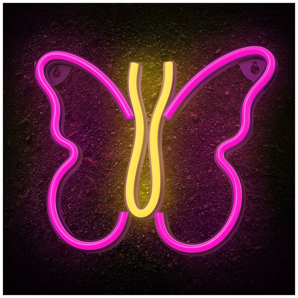 Neon LED Light BUTTERFLY pink NNE03 Neolia 5900495060235