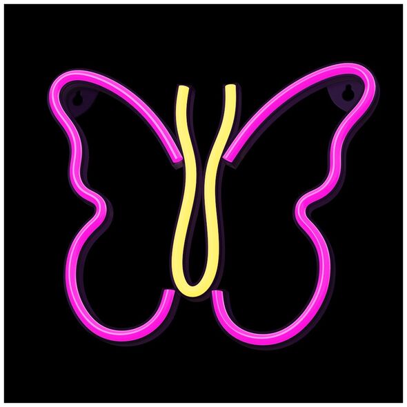 Neon LED Light BUTTERFLY pink NNE03 Neolia 5900495060235