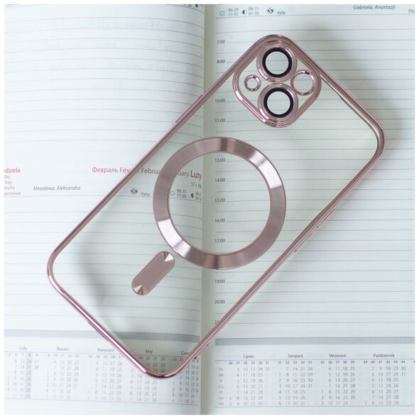Color Chrome Mag case for iPhone 13 6,1&quot; rose gold 5900495070784