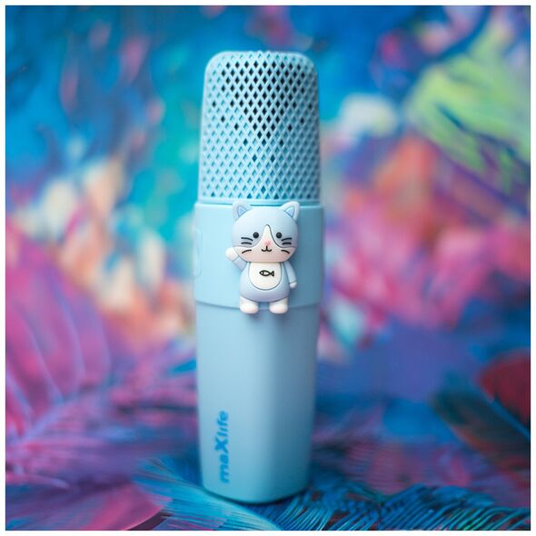 Maxlife Bluetooth microphone with speaker Animal MXBM-500 blue 5900495094032