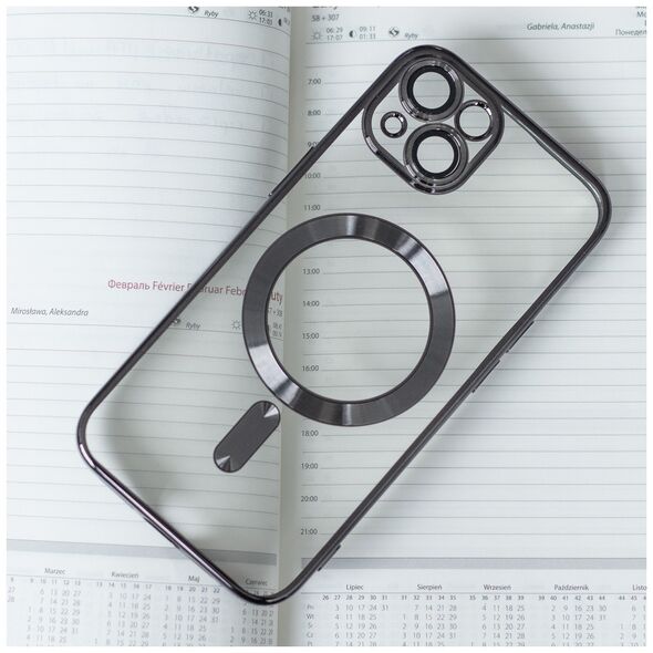 Color Chrome Mag case for iPhone 15 Pro 6,1&quot; black 5900495541468