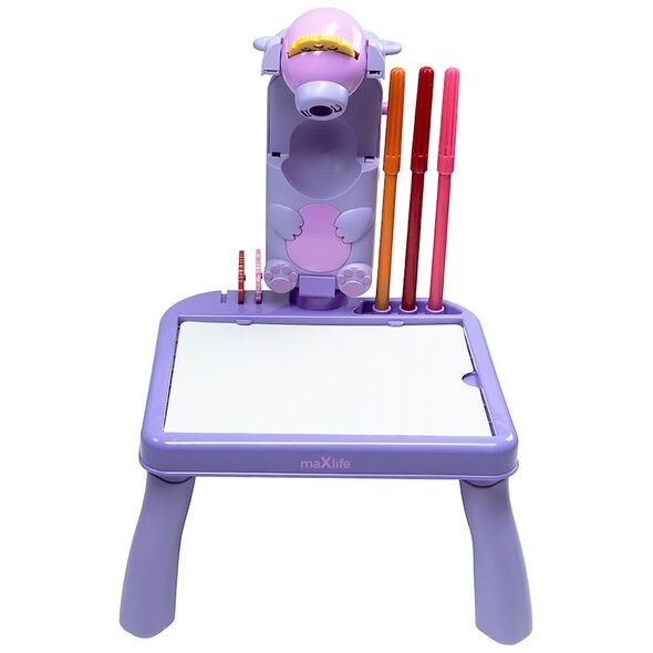 Maxlife projector with drawing table MXDP-100 purple 5907457737013
