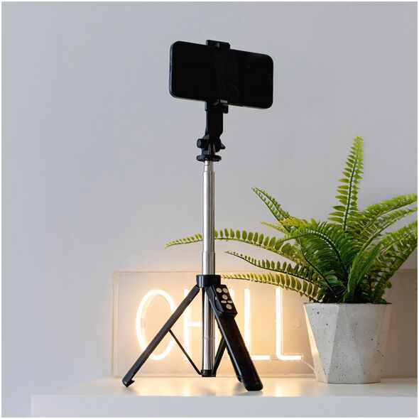 Forever Bluetooth selfie stick tripod SST-100 black 5907457751712