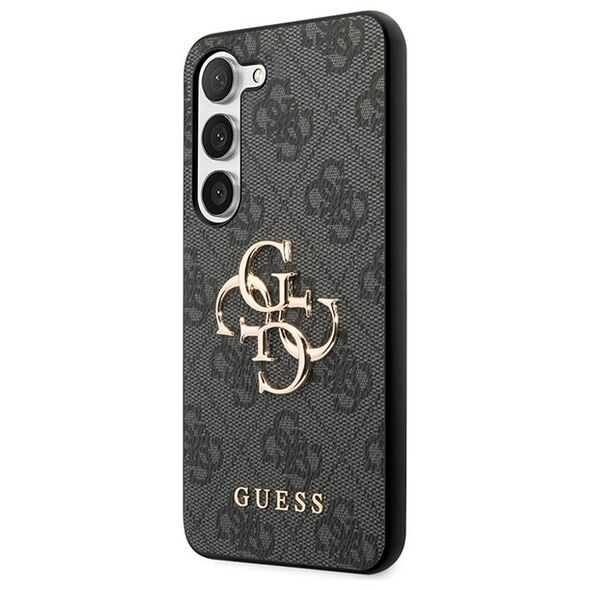 Guess case for Samsung Galaxy A55 GUHCSA554GMGGR black HC PU big 4G metal logo 3666339259570