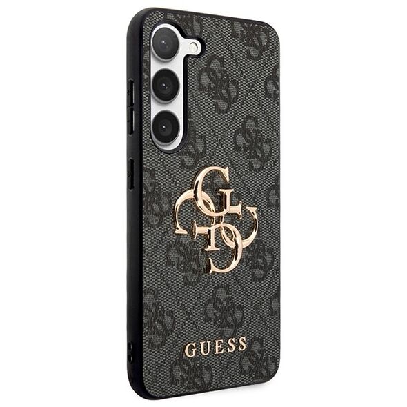 Guess case for Samsung Galaxy A55 GUHCSA554GMGGR black HC PU big 4G metal logo 3666339259570