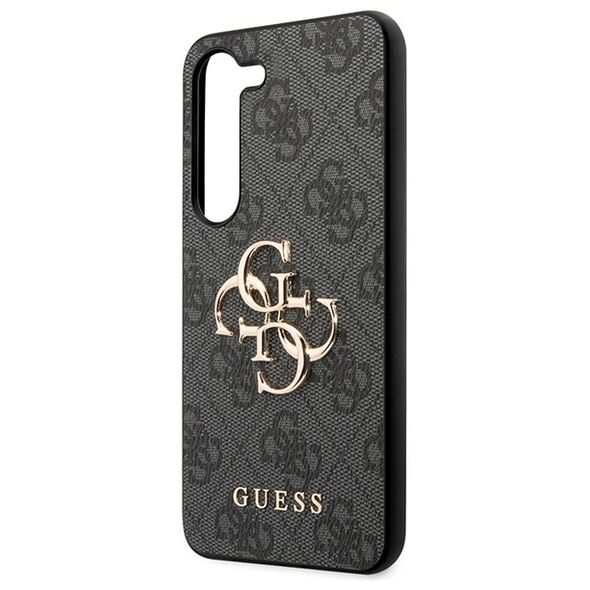 Guess case for Samsung Galaxy A55 GUHCSA554GMGGR black HC PU big 4G metal logo 3666339259570