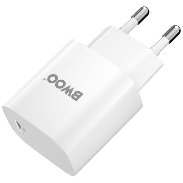 BWOO 20W wall charger CDA159 with cable USB-C to Lightning 6933654812948