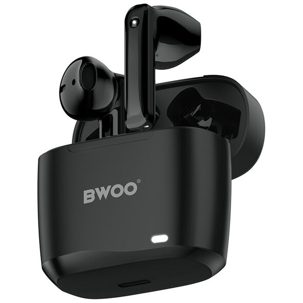 BWOO wireless TWS earphones BW94-BK black 6933654811620