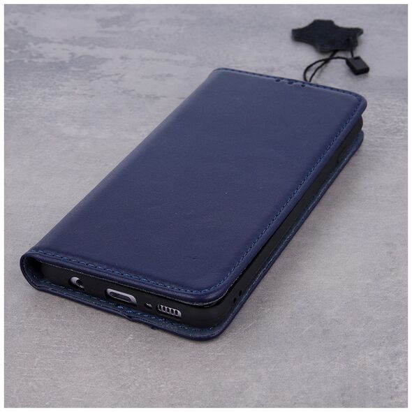 Genuine Leather Smart Pro for iPhone 16 Pro 6,3&quot; navy blue 5907457795211