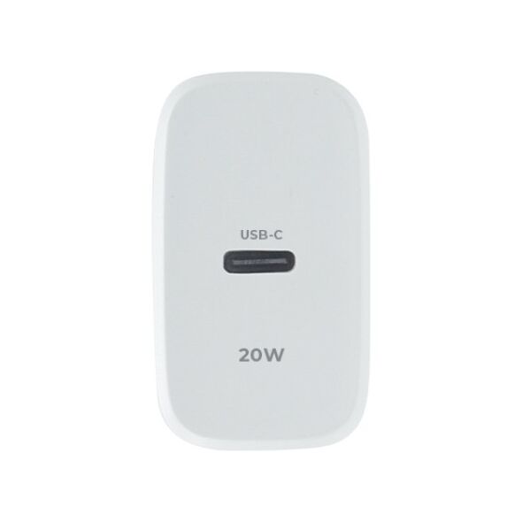 Maxlife MXTC-10-20C PD QC charger 1x USB-C 20W white 5907457789821