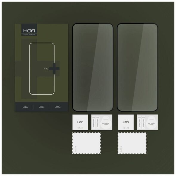 Tempered Glass SAMSUNG GALAXY S24+ HOFI Glass Pro+ 2-pack black 5906203690367