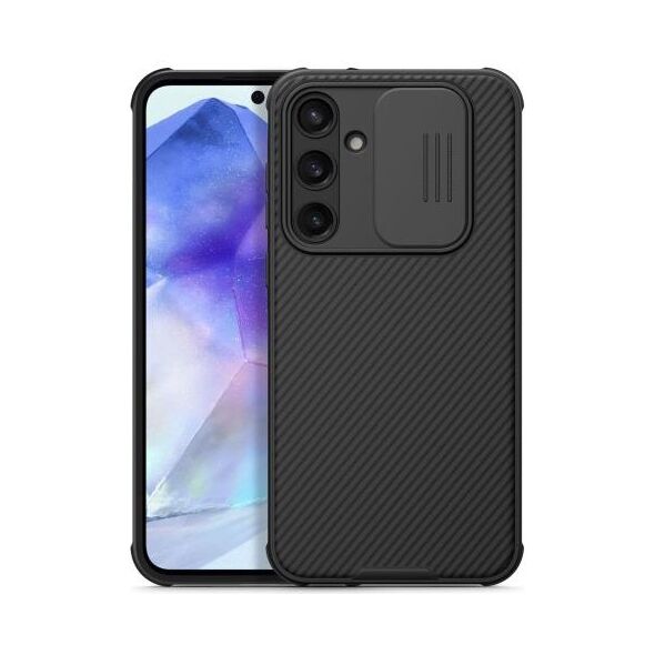 Θήκη Soft TPU & PC Nillkin Camshield Pro Samsung A556B Galaxy A55 5G Μαύρο 6902048276901 6902048276901 έως και 12 άτοκες δόσεις