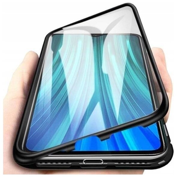 Case SAMSUNG GALAXY A53 5G Double Magnetic 360° Aluminum and Tempered Glass black 5904161125358
