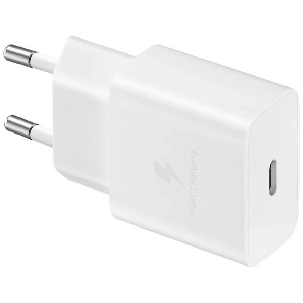 Samsung Φορτιστής Χωρίς Καλώδιο με Θύρα USB-C 15W Power Delivery Λευκός (T1510NWEGEU) (SAMT1510NWEGEU) έως 12 άτοκες Δόσεις