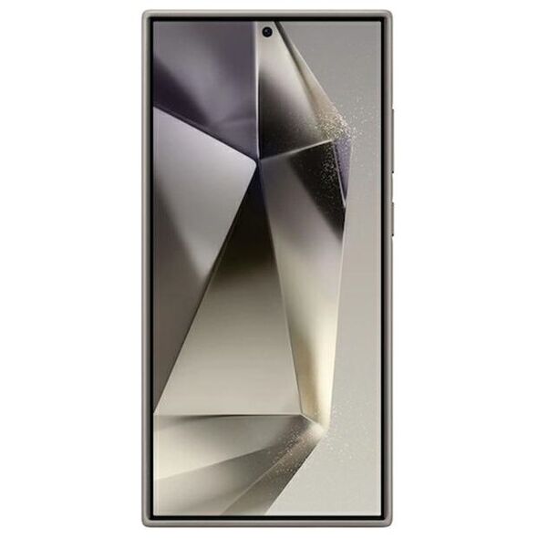 Samsung Vegan Leather Cover for Samsung Galaxy S24 Ultra beige 6974994161198