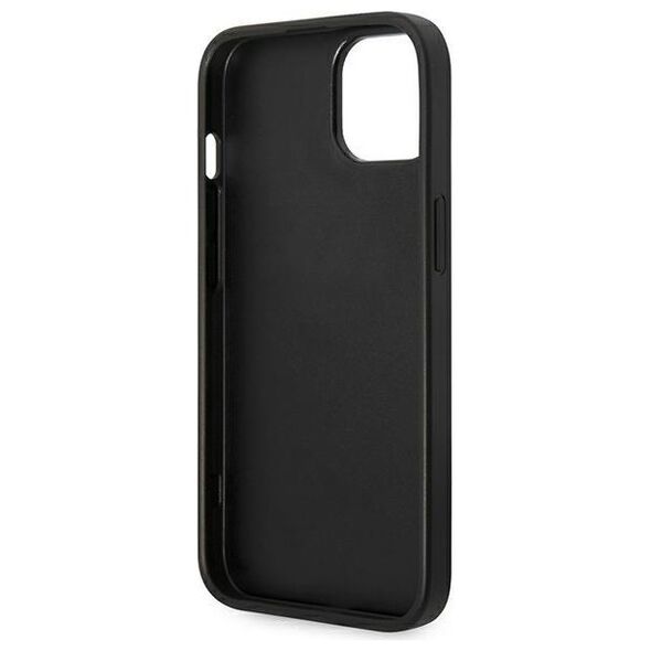 Guess case for iPhone 14 6,1&quot; GUHCP14SG4GFGR gray Basic PC/TPU 4G PU case Gold Logo 3666339094034