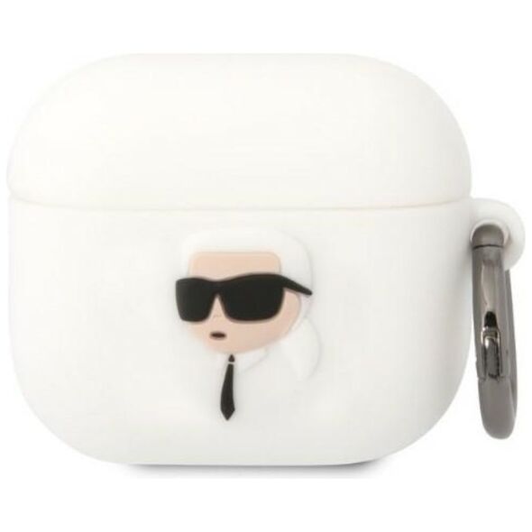 Karl Lagerfeld case for Airpods 3 KLA3RUNIKH white 3D Silicone NFT Karl 3666339087852