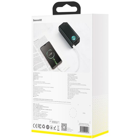 Baseus power bank Amblight 65W 30000mAh black 6932172613600
