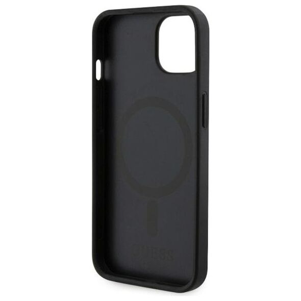 Guess case for iPhone 14 6,1&quot; GUHMP14SHGCFSEK black hard case GCube Stripes MagSafe 3666339112424