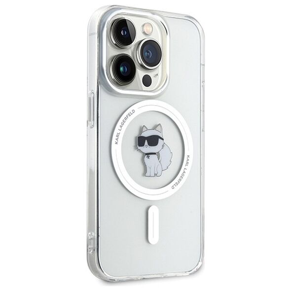 Karl Lagerfeld case for iPhone 15 Pro 6,1&quot; KLHMP15LHFCCNOT transparent HC Magsafe IML C 3666339162412