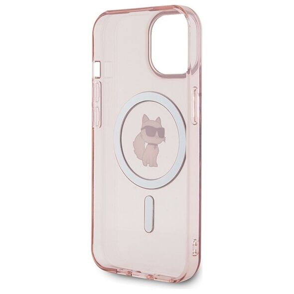 Karl Lagerfeld case for iPhone 15 6,1&quot; KLHMP15SHFCCNOP pink HC Magsafe IML C 3666339162511
