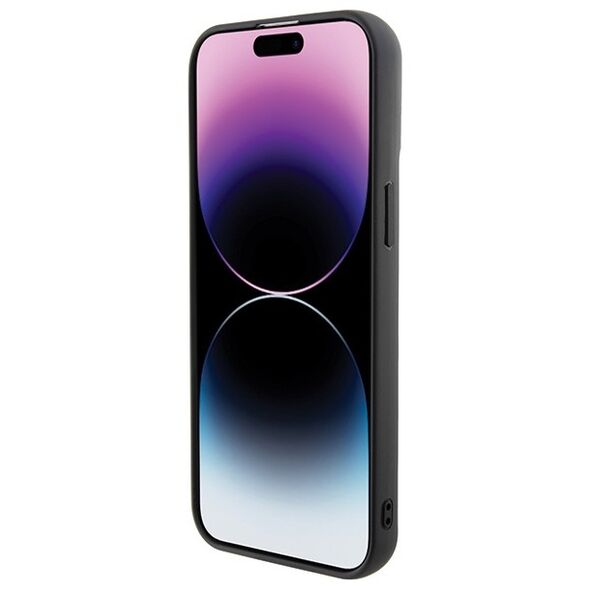 Karl Lagerfeld case for iPhone 15 Pro Max 6,7&quot; KLHCP15X3DMKRLK black HC 3D Multi Logo 3666339164348