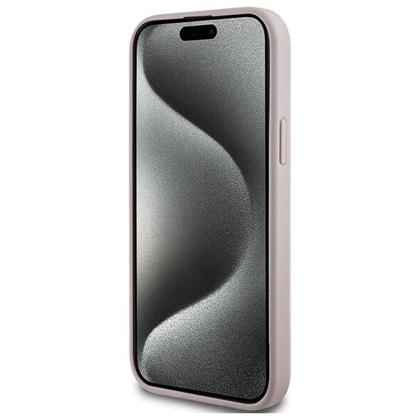 Guess case for iPhone 14 6,1&quot; GUHMP14SG4GFRP pink HC MAGSAFE PU 4G RING CLASSIC LOGO 3666339226701